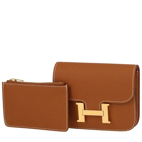 porte monnaie hermes constance|Hermes constance bag original.